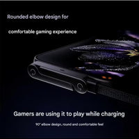 Basemo Phone Stand and Charger – 240W Ultra Fast Charging Type-C to Type-C Cable with Integrated Phone Stand, 2-in-1 Sideways Charger Braided PD Cable for iPhone, Redmagic, Samsung, Android, Tablets, Laptops & USB-C Devices