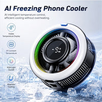 Memo CX17 Magnetic Smartphone Cooler, 15W Fast Cooling Semiconductor Radiator Fa