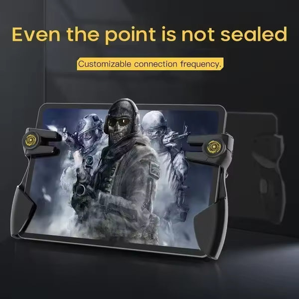 MEMO Six Finger  AUTO-LASER Gamepad Joystick Controller AK-PAD8K for PUBG Aim Shooting L1 R1 Game Trigger Handle for IPad IOS Android Tablet