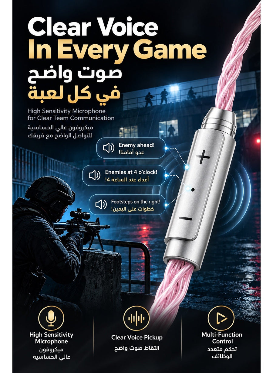 Misiom Taurus II IEM Type-C Gaming Earphones with Microphone, Built-In SPV6040 DAC Decoder, 11mm High-Performance Dynamic Driver with Carbon-Dome Diaphragm, Zinc-Alloy Shell, 20Hz – 40kHz HiFi Sound