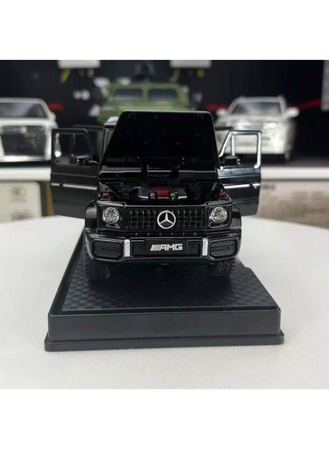 Mercedes-Benz AMG G63 G CLASS Concept – Premium Black Model SUV with Opening Doors, Perfect for Gifts, Office Desk Decoration, Kids’ Rooms, and Collectors