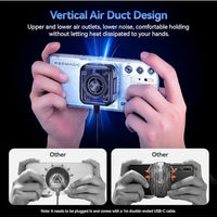 Phone Cooler RedMagic 5 – 30W Magnetic Gaming Fan with Clip & Semiconductor Heatsink | Magnetic Mobile Cooler for Android, iPhone, iPad & Tablets – Ideal for Mobile Gaming & Live Streaming