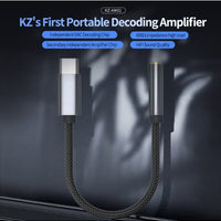 M01 USB-C to 3.5mm DAC Headphone Amplifier Adapter — Universal USB-C Hi-Res Audio Decoder with Dual Independent DAC & Amplifier Chips, Supports High-Impedance Headphones up to 600Ω — Compatible with USB-C Devices (Android, iPhone 15+/iPad, Laptops & Table