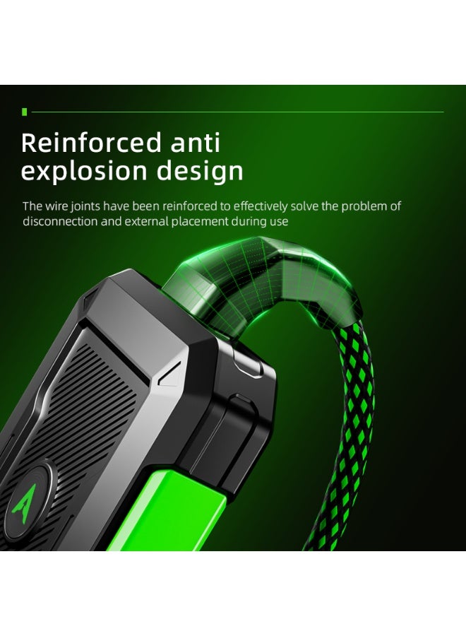 PIVA GS2 2 in 1 Gaming USB C Headphone Adapter with PD 60W Charging, 3.5mm Audio Jack Compatible with iPhone, iPad, Android, RedMagic