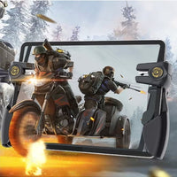 Automatic iPad Triggers AKPAD-8K by MEMO, Super Fast Shooting, High-Frequency Burst Mode, 80mAh Long-Lasting Battery, Alloy Buttons, Compatible with iPad, RedMagic, Lenovo, and Samsung Tablets – PUBG and COD Accessory