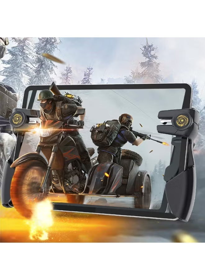 Automatic iPad Triggers AKPAD-8K by MEMO, Super Fast Shooting, High-Frequency Burst Mode, 80mAh Long-Lasting Battery, Alloy Buttons, Compatible with iPad, RedMagic, Lenovo, and Samsung Tablets – PUBG and COD Accessory