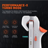 BIGBIG WON Automatic Laser Gaming Mobile Triggers, Super Fast Shooting, 75mAh long-lasting battery,High-Frequency Burst Mode, Alloy Buttons, iPhone/Android Compatible, PUBG Battlefield Accessory - 1 piece only