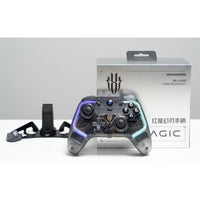 REDMAGIC Cyber Wireless Gaming Controller 1000Hz – RGB Gamepad with Hall Effect Joysticks & Triggers, 3-Mode Connection (Wired / Bluetooth / 2.4G), Aluminum Charging Dock, Turbo & Macro, Compatible with PC, Android, iOS, Tablet, Smart TV & Nintendo Switch