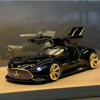 Mercedes-Benz AMG Vision GT Concept – Premium Black Diecast Model Car with Opening Gullwing Doors, Perfect for Gifts, Office Desk Decoration, Kids’ Rooms, and Collectors