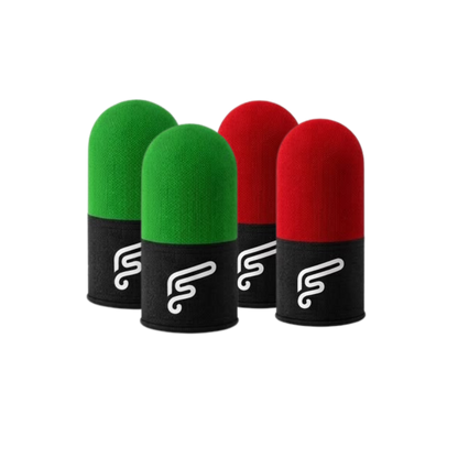مبرد بلاك شارك 6 Pro المغناطيسي + شاحن ريد ماجيك 80W GaN5 السريع + أكمام فلارغن P4 (أسود+أخضر و أسود+أحمر × 2) — لـ iPhone و Android و ريد ماجيك و iPad