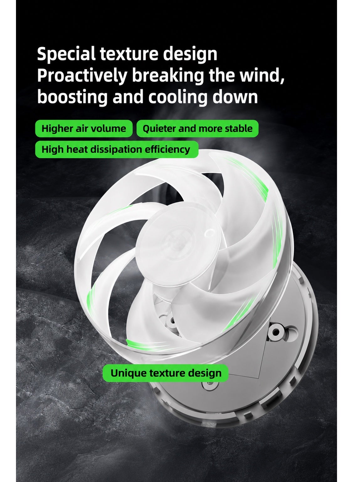 Piva B3 Phone & iPad Cooler, 25W Magnetic Cooling Fan with 45W Fast Adapter, Ult