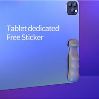 Plextone GP50 Tablet Gaming Grip, Multi-Finger Operation Silicone Handle, Non-Slip Soft Grip, Gyroscope Support, Washable Reusable Adhesive, Designed for Tablet Gamers