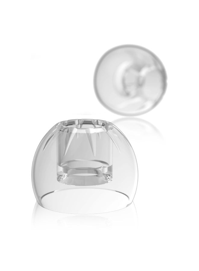 KZ LS01 Liquid Silicone Ear Tips, 6-Piece S/M/L Replacement Eartips Set, Ultra-S