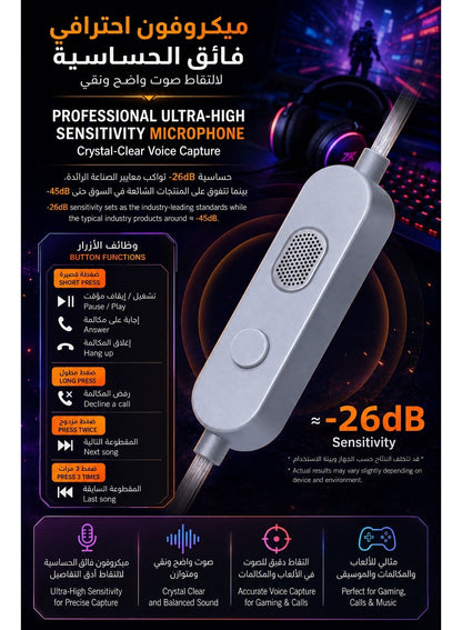 KZ Gale IEM Type-C Gaming with Built-in DSP Sound Card & Mic, Compatible with RedMagic, iPhone, iPad, Samsung, PC Laptops, Zero-Latency In-Ear Gaming Headphones for PUBG Mobile, Free Fire, Valorant, & CS2 (with Mic)
