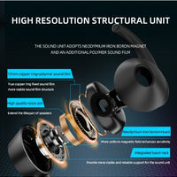 PIVA S6 Falcon Gaming Earphones 3.5mm Wired Earbuds with RGB Lighting Built-in S