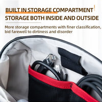 PIVA High-Capacity Gigantic Equipment Storage Bag – Digital Accessories Organizer for Cameras, Data Cables, Chargers, Phone Cases, Adapters, Capture Cards, Docking Stations & Headphones, Travel Tech Organizer Case
