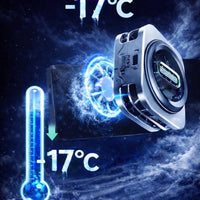 Phone Cooler Nubia RedMagic 6 Pro Magnetic Phone/Tablet Cooler – 30W Ultra-Cooling Gaming Fan with Graphene Heatsink, and Magnetic Mount – For Smartphones, Tablets, iPad & Steam Deck (Perfect for PUBG Mobile, COD & More) - Special Edition Black