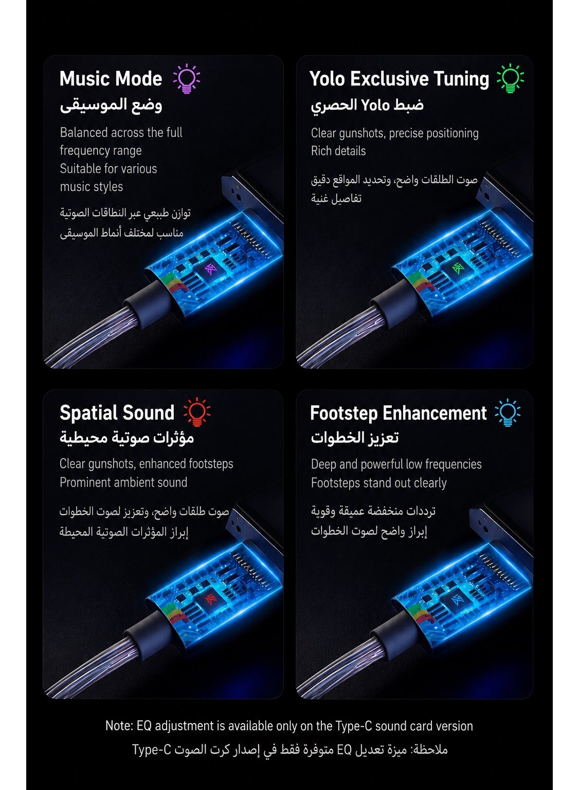 KZ AXAS iem Type C Gaming Headset with dual Microphones, & Built-in DSP Sound Ca