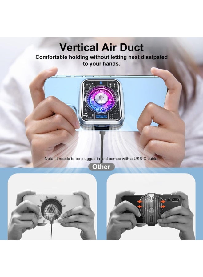 Phone Cooler RedMagic 5 Pro Magnetic Phone/Tablet Cooler – 36W Ultra-Cooling Gam