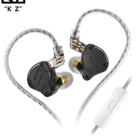 KZ ZS10 PRO X IEM original Upgraded 1DD+4BA Hybrid Driver HiFi in Ear Earphones IEM with Alloy Faceplate, Detachable Silver-Plated Recessed 2Pin Cable for Audiophile Musician DJ Stage (With Mic)