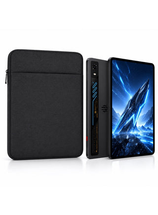 Protective Sleeve Case for RedMagic Astra 2 and 1 Gaming Tablet 9.06″, Velvet-Lined Zip Pouch + Scratch-Resistant + Shockproof, Slim Padded Cover, One Size – Black