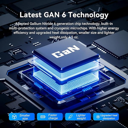 نوبيا ريد ماجيك كتلة شاحن USB-C 80W بثلاثة منافذ شاحن جدار سريع GaN PS PD30 محول طاقة لماك بوك برو/إير وديل XPS والآيباد برو وجالاكسي S24 وبيكسل والآيفون 16/15 وأكثر