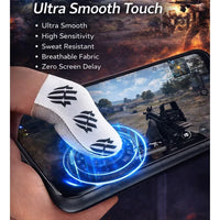 Gaming Finger Sleeves by RedMagic, Sweatproof Gaming Gloves Fingertip Silvercloth – Pro Finger Sleeves for Mobile/iPad Gaming