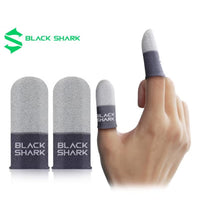 Black Shark Gaming Finger Sleeves, Sweatproof Gaming Gloves Fingertip Silvercloth – Pro Finger Sleeves for Mobile/iPad Gaming ( 1 Pair - 2 pcs)