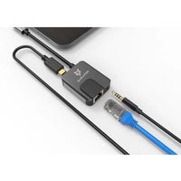 Sarafox 3-in-1 Gaming Adapter & Converter Dongle, Type-C USB Hub with 3.5mm Audio, RJ45 Ethernet 1000Mbps Network Adapter, PD 3.0 Fast Charging, Low Latency Gaming Adapter for PUBG – Compatible with Razer, Xiaomi, RedMagic, iPad, iPhone, Samsung, Android
