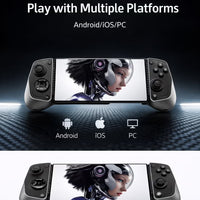 Shadow Blade Gamepad 3 by RedMagic– Anti-Slip Comfort Grip, RGB Lighting, 6-Axis Gyroscope, Linear Motor, 2 Programmable Shoulder Buttons, High-Precision Hall Joysticks, Bluetooth 5.3, 840mAh Battery, Multi-Platform Compatibility (Android / iOS / PC), 213