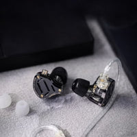 KZ ZS10 PRO 2 IEM In Ear Monitor, 1DD+4BA Hybrid Wired 3.5mm Earphone Earbuds with 4-Level Tuning Switch, 3-Way Crossover, Silver-Plated Cable for Musicians, Audiophiles & Gamers (With Mic)