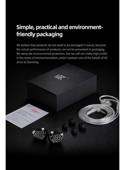KZ AM16 IEM سماعات أذن مراقب داخل الأذن محسّنة الجهير بـ 16 محرك، سماعات أذن HiFi IEM احترافية مع فاصل ثلاثي الاتجاهات، استجابة تردد فائقة الاتساع، كابل 0.75 mm 2-Pin، صوت استوديو احترافي للموسيقى والألعاب – نسخة محسّنة الجهير مع ميكروفون