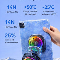 Phone Cooler RedMagic 8 Pro Magnetic Phone/Tablet Cooler – 36W Ultra-Cooling Gaming Fan with 65W DAO Charger, Graphene Heatsink, Magnetic Mount & Clip – Powerful Cooling Fan for Smartphones, Tablets, iPad & Steam Deck (Perfect for PUBG Mobile, COD & More)