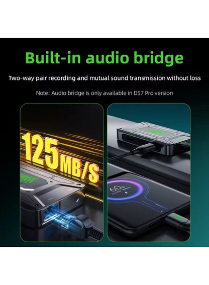 PIVA DS7 Pro 7-in-1 USB-C Docking Station and Gaming Hub with Two-Way Audio Brid
