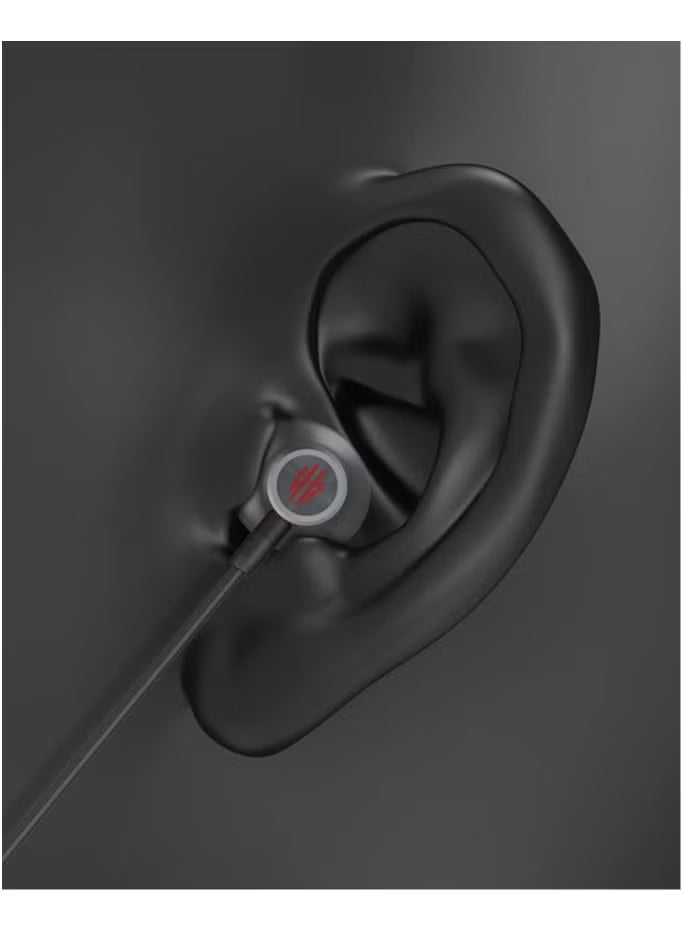 RedMagic Gaming Earphones with 3.5mm Jack and Microphone – In-Ear Headphones for Mobile and iPad Gaming