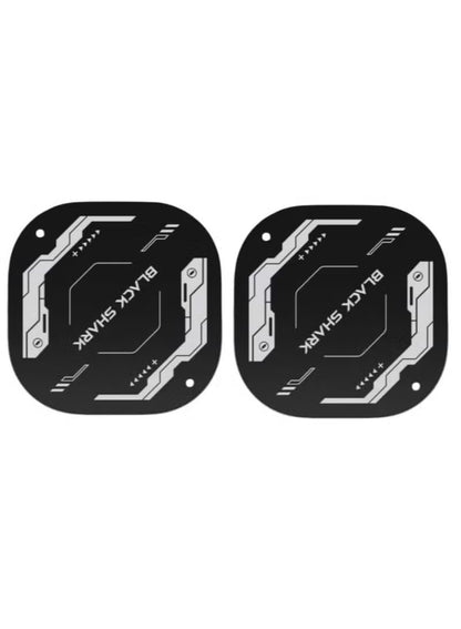 Magnetic Suction Sheet for Cell Phone Cooler by Black Shark, for Phones, 2 pcs Thermally Conductive Steel Plate with Strong Adhesive, Compatible for Most Cooling Devices or Magnetic Attachments - 2 pcs