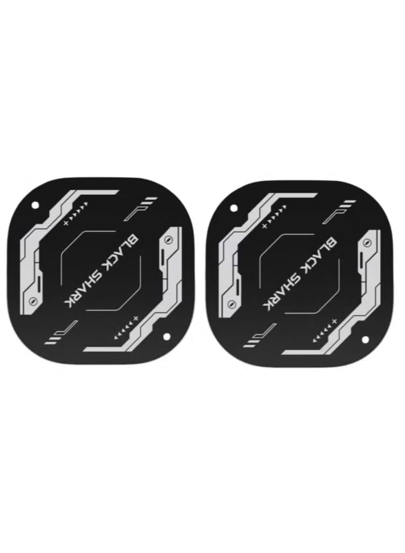Magnetic Suction Sheet for Cell Phone Cooler by Black Shark, for Phones, 2 pcs Thermally Conductive Steel Plate with Strong Adhesive, Compatible for Most Cooling Devices or Magnetic Attachments - 2 pcs