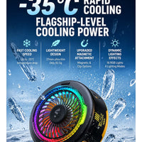 Blackshark 5 funcooler Phone Cooler, 20W Magnetic Cooling Fan with App Control, Ultra-Quiet Portable Cooling Pad, Strong Magnetic Attachment for iPhone, Android, RedMagic & iPad – Perfect for FPS Games like PUBG Mobile & Call of Duty Mobile