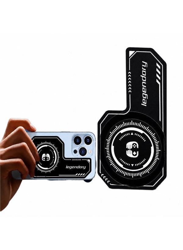 Magnetic Suction Sheet for Cell Phone Cooler by Legendary, for Phones and Tablets, Thermally Conductive Steel Plate with Strong Adhesive, Compatible for Most Cooling Devices or Magnetic Attachments for iPhone and iPad and Samsung and RedMagic