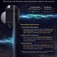Automatic iPad Triggers AKPAD-8K by MEMO, Super Fast Shooting, High-Frequency Burst Mode, 80mAh Long-Lasting Battery, Alloy Buttons, Compatible with iPad, RedMagic, Lenovo, and Samsung Tablets – PUBG and COD Accessory