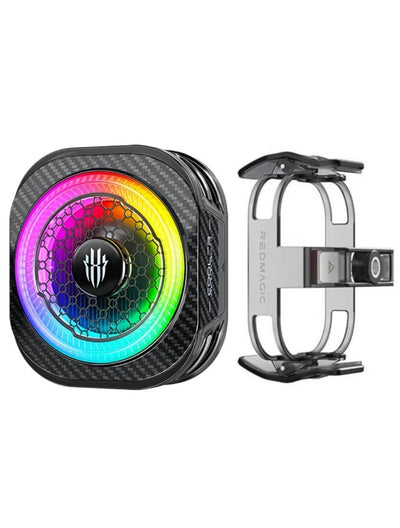 RedMagic 8 Pro Magnetic Phone & Tablet Cooler – 36W Ultra-Cooling RGB Gaming Fan with Graphene Heatsink, Magnetic Mount & Clip for RedMagic, iPhone, Android, iPad & Steam Deck