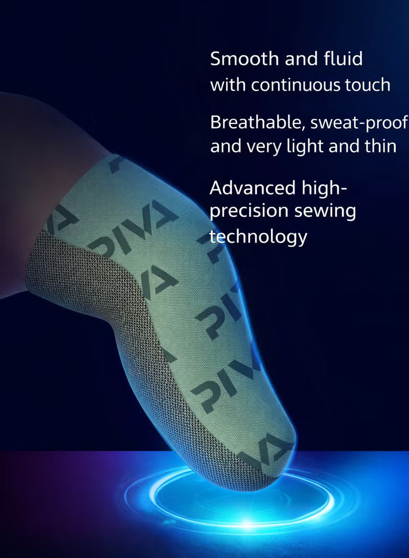 PIVA Dragon Scale Gaming Finger Sleeves – High Sensitivity Silver Fiber, Ultra-T