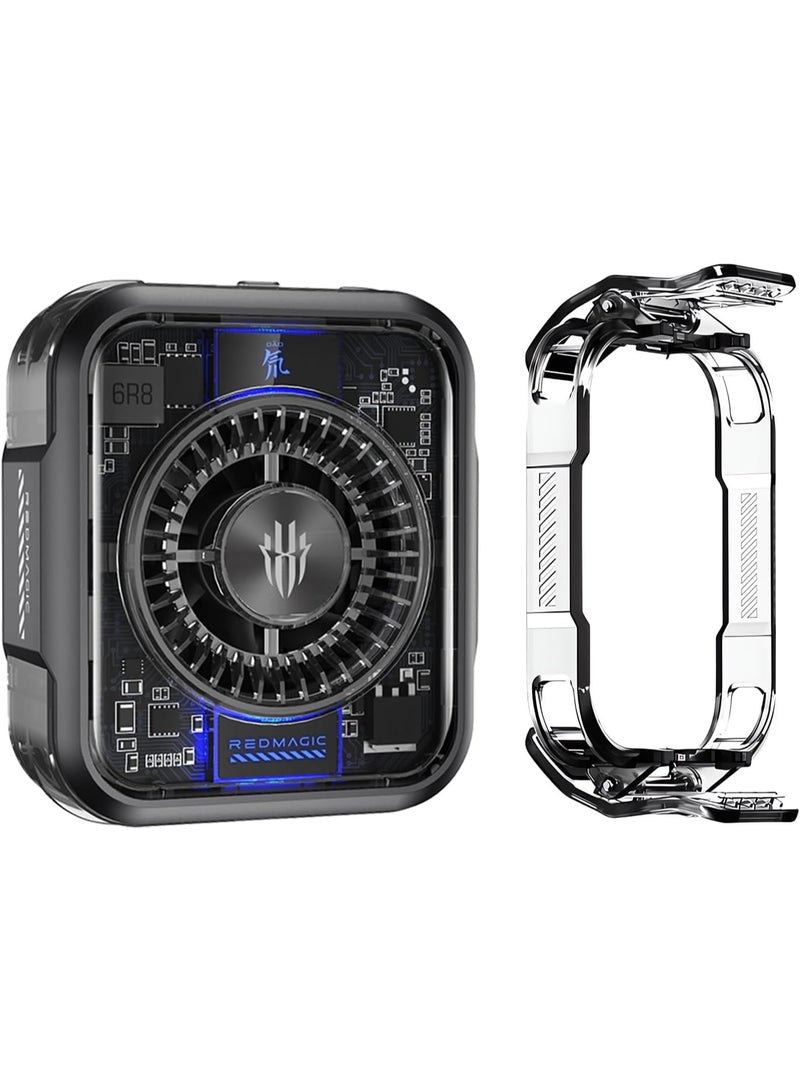 Phone Cooler RedMagic 5 – 30W Magnetic Gaming Fan with Clip & Semiconductor Heatsink | Magnetic Mobile Cooler for Android, iPhone, iPad & Tablets – Ideal for Mobile Gaming & Live Streaming
