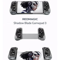 Shadow Blade Gamepad 3 by REDMAGIC, Multi-Platform Compatibility (Android / iOS / PC), For Redmagic Astra, Redmagic 11 pro, iPhone 13 - 17 pro max, iPad mini , Samsung, and Android IOS devices