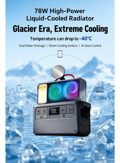 Ni-SHEN Nishen 78W Liquid Cooling Phone & Tablet Cooler, -40 °C degrees Magnetic