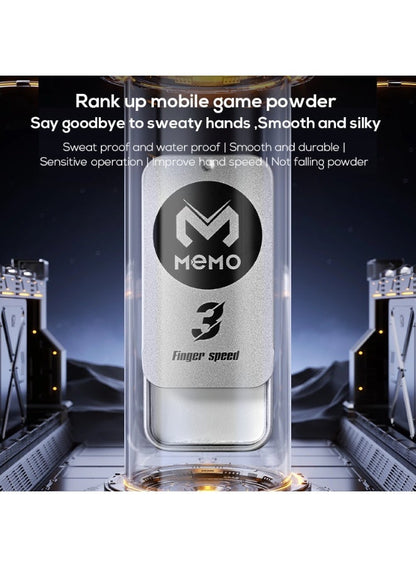 Memo FS03 Gaming Finger Powder, Anti-Sweat & Anti-Slip Finger Speed Powder for S