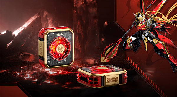 Golden RedMagic 5 Pro Magnetic Phone Cooler – Special Edition, 36W RGB Radiator Fan with Clip, Semiconductor Graphene Heatsink for Gaming, Streaming, iPhone, Android, iPad