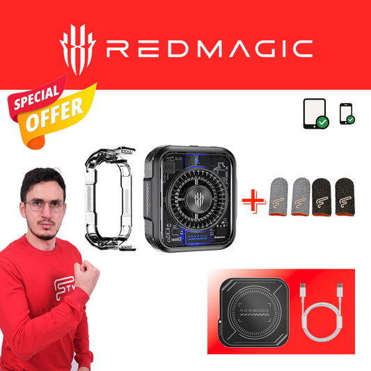 RedMagic OFFER - RedMagic 5 Magnetic Mobile Cooler + 4 FLAREGUN FINGER SLEEVES (UAE ONLY)
