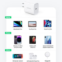 UGREEN travel charger PD USB C Mobile Charger 30W PD Fast Charger USB C Power Adapter Charging
