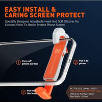 BIGBIG WON Automatic Laser Gaming Mobile Triggers, Super Fast Shooting, 75mAh long-lasting battery,High-Frequency Burst Mode, Alloy Buttons, iPhone/Android Compatible, PUBG Battlefield Accessory - 1 piece only